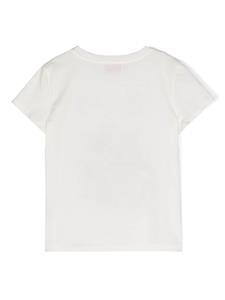 PUCCI Junior Katoenen T-shirt met logoprint - Wit