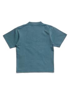 Balenciaga Kids T-shirt met logoprint - Blauw