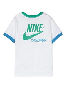 Nike Kids T-shirt met logoprint - Wit