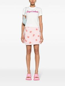Kenzo Rose wrap miniskirt - Roze