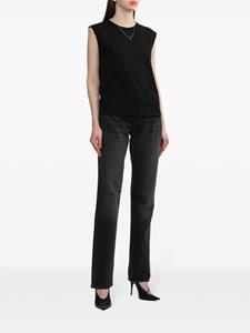 RE/DONE low-rise straight-leg jeans - Zwart