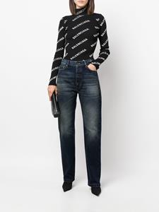 Balenciaga High waist jeans - Blauw