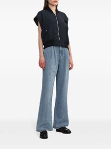 Halfboy mid-rise straight-leg jeans - Blauw