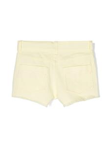 Billieblush stud-embellished raw-cut shorts - Geel