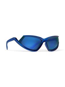 Balenciaga Eyewear Side Xpander Cat zonnebril - Blauw