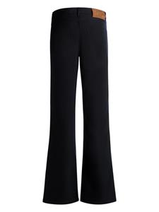 Bally mid-rise flared trousers - Blauw