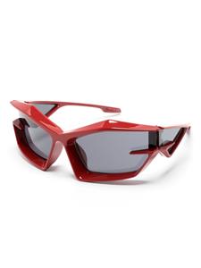 Givenchy Eyewear Giv Cut zonnebril met shield montuur - Rood