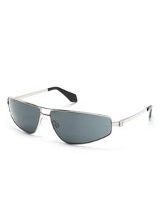 Palm Angels Clavey rectangle-frame sunglasses - Zilver