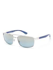 Ray-Ban RB3737CH rectangle-frame sunglasses - Blauw