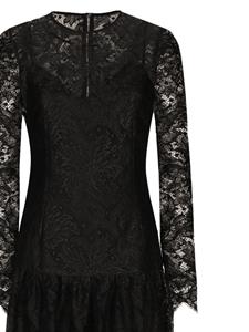 Dolce & Gabbana Midi-jurk met kant - Zwart