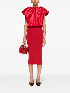 Jacquemus La Jupe knitted skirt - Rood
