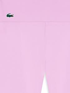 Lacoste Ultra-Dry Stretch Sport logo-print leggings - Roze