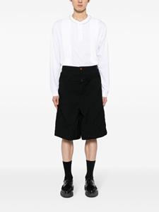 Comme des Garçons Homme double waistband shorts - Zwart