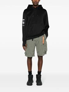 Parajumpers logo-patch crinkled shorts - Groen