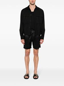 TOM FORD twill silk bermuda shorts - Zwart