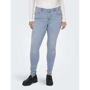 ONLY CARMAKOMA Slim-fit-Jeans Push Up Skinny Jeans Curvy Denim Hose Plus Size Stretch Pants 7215 in Hellblau