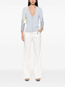Ermanno Scervino Bootcut jeans met hanger - Wit