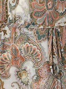 Veronica Beard Dria paisley-pattern midi dress - Beige