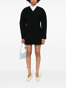 Jacquemus La Oval Robe mini dress - Zwart