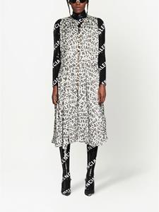 Balenciaga Midi-jurk met logoprint - Grijs