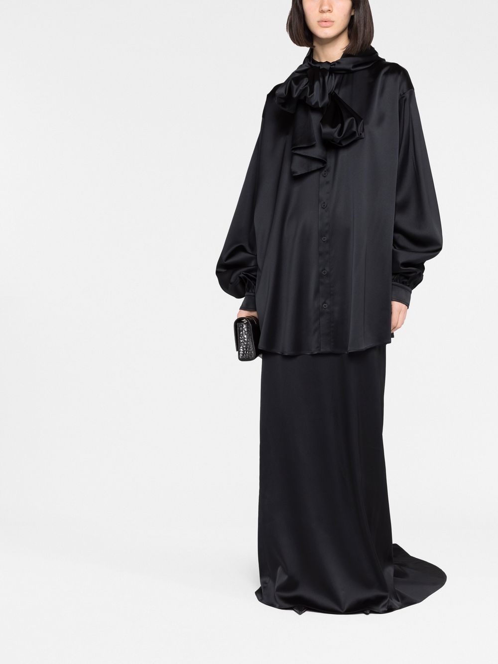 Balenciaga Zijden blouse - Zwart
