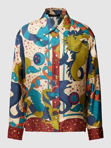 Weekend Max Mara Overhemdblouse van zijde met all-over motief, model 'CAIO'