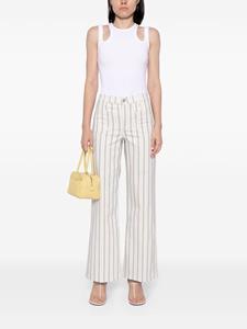FRAME Le Slim Palazzo striped jeans - Wit