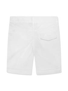 Aigner Kids logo-appliqué cotton shorts - Wit