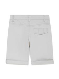 Aigner Kids logo-appliqué cotton shorts - Grijs