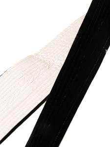 Pierre-Louis Mascia double-layer velvet belt - Zwart