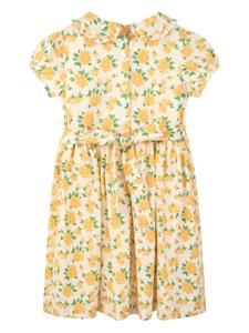 Rachel Riley Katoenen jurk met bloemenprint - Geel