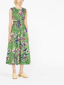 Aje Midi-jurk met strikdetail - Groen