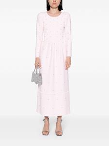 Needle & Thread rhinestone-embellished midi dress - Roze