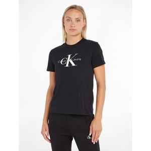 Calvin Klein Shirt met ronde hals CORE MONOGRAM REGULAR TEE met  jeans monogram (1-delig)