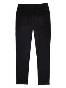 Ksubi whiskered-effect straight-leg jeans - Zwart