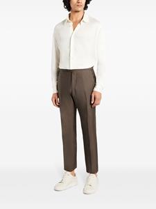 TOM FORD mid-rise tapered trousers - Bruin
