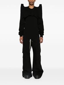 Rick Owens DRKSHDW Cropped sweater - Zwart