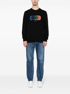 PS Paul Smith Sweater met cirkelprint - Zwart
