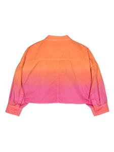 Philosophy Di Lorenzo Serafini Kids Cropped shirt met kleurverloop - Oranje
