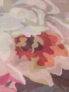 Altea Sjaal met bloemenprint - Paars