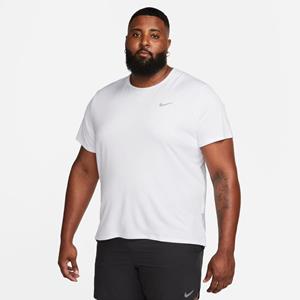 Nike Hardloopshirt Dri-FIT UV Miller - Wit/Zilver