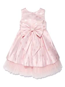 IAME floral-jacquard layered dress - Roze