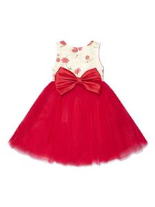 IAME floral-print tulle dress - Rood