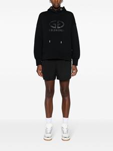 Goldbergh Jersey hoodie met logoprint - Zwart