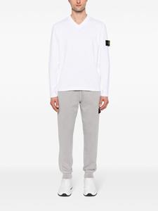 Stone Island Compass-badge knitted jumper - Wit