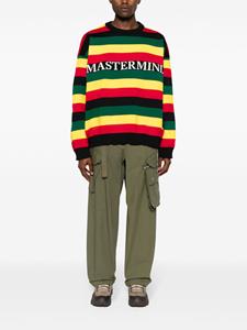 Mastermind Japan Rasta striped jumper - Zwart