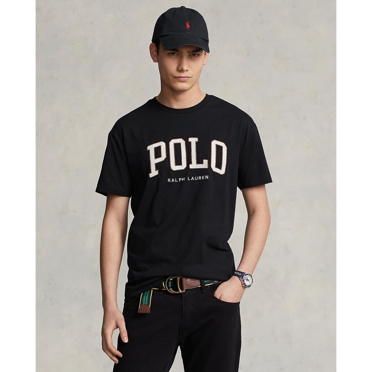 Polo ralph lauren T-shirt met ronde hals en logo