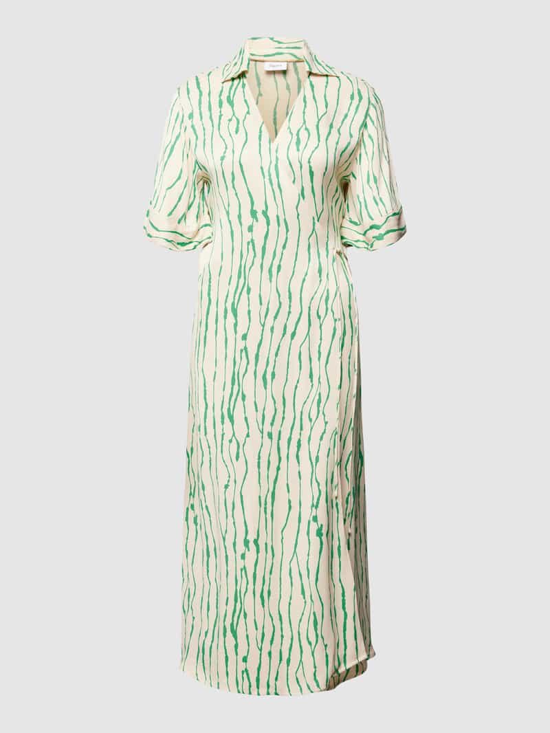 Saint Tropez Midi-jurk van viscose, model 'Ulla'