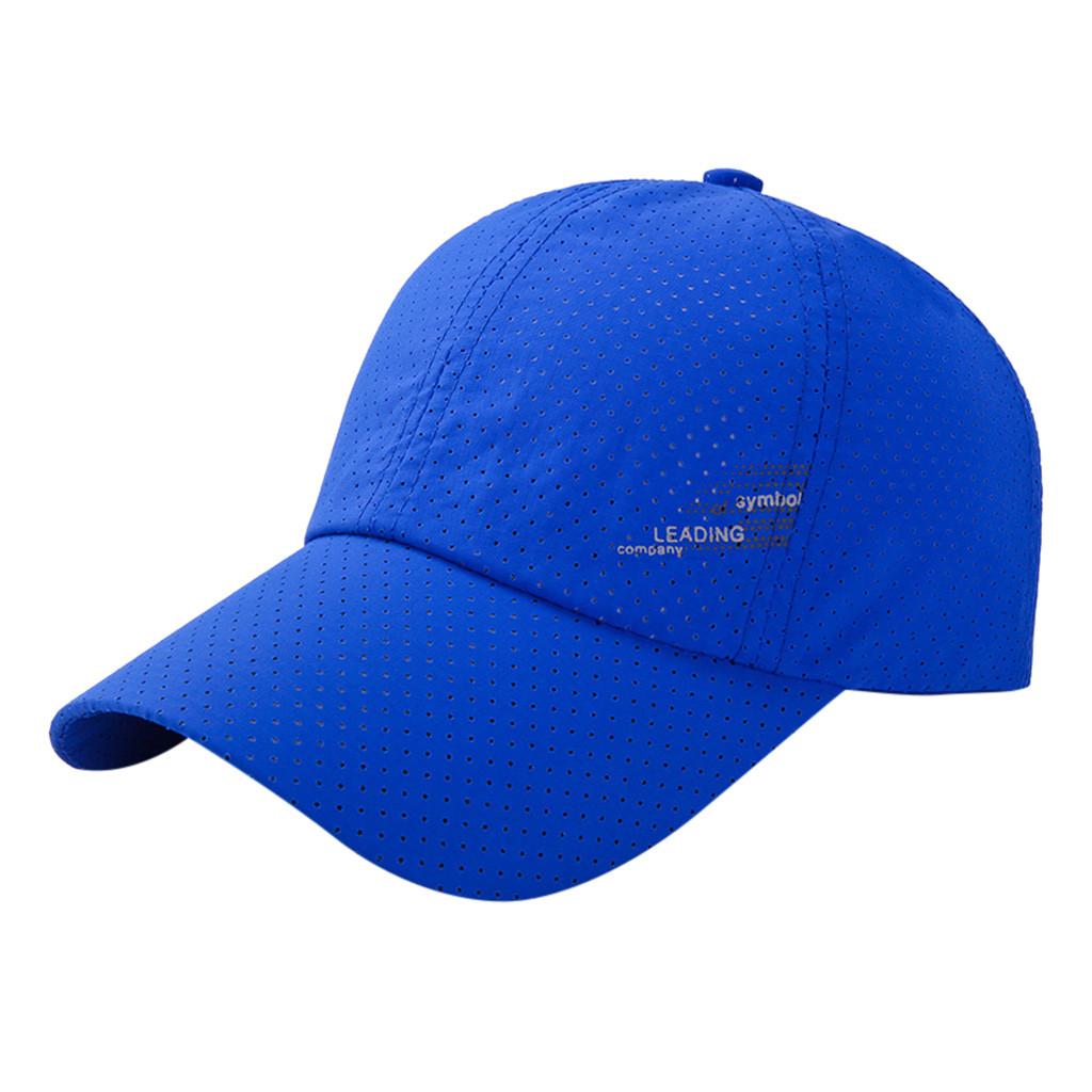 Lead72er (SU)New Summer Outdoor Unisex Mesh Patchwork Baseball Cap Sun Hat Baseball Caps