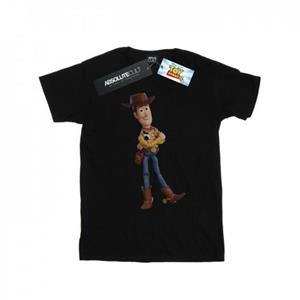 Disney Girls Toy Story 4 Sherrif Woody Cotton T-Shirt